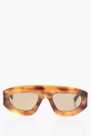Bottega Veneta Tortoiseshell Aviator Sunglasses In Brown