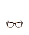 Bottega Veneta Havana Havana Transparent Acetate Glasses In Black