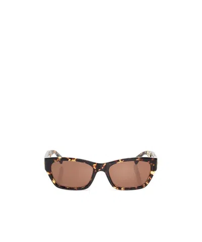 Bottega Veneta Tortoiseshell Square-frame Sunglasses In Brown