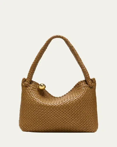 Bottega Veneta Tosca Shoulder Bag In Bone-m Brass