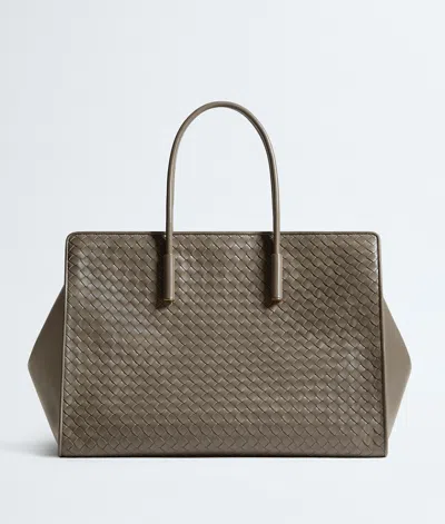 Bottega Veneta Grosse Barbara Tote Bag In Blue