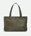 Bottega Veneta Small Intrecciato Zipped Tote