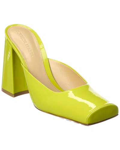 Bottega Veneta 105mm Supergloss Leather Pumps In Kiwi