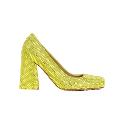 Pre-owned Bottega Veneta Tower Pumps In Green