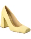 Bottega Veneta Woman Pumps Acid Green Size 7 Leather