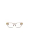 Bottega Veneta Transparent-frame Design Glasses In White