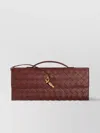 Bottega Veneta Long Andiamo Clutch Bag With Handle