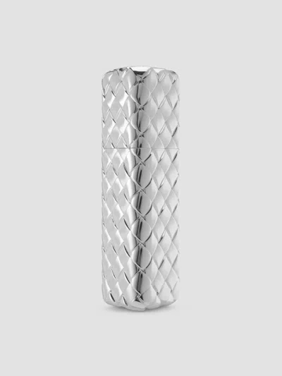 Bottega Veneta Travel Perfume Case In Silver