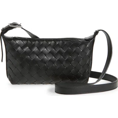 Bottega Veneta Traveler Avenue Intrecciato Leather Crossbody Bag In Multi