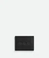 Bottega Veneta Tre Credit Card Case In Black