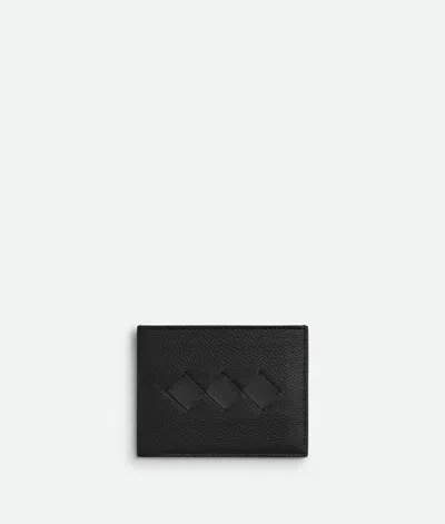 Bottega Veneta Tre Credit Card Case In Black