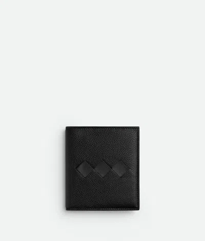 Bottega Veneta Tre Flap Card Case In Black