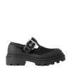 Bottega Veneta Trek Mary Jane Shoes 70 In Black