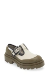 Bottega Veneta Trek Flat In Ivory/ Natural