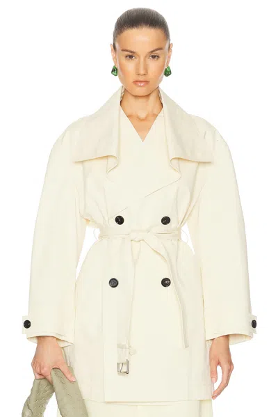 Bottega Veneta Trench Coat In Cloud