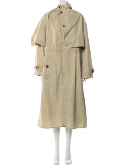 Pre-owned Bottega Veneta Trench Coat In Neutral