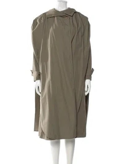 Pre-owned Bottega Veneta Trench Coat In Neutral