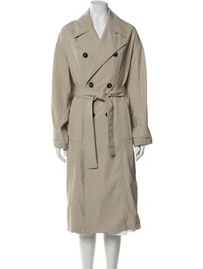 Pre-owned Bottega Veneta Trench Coat W/ Tags In Neutral