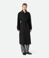 Bottega Veneta Trench En Coton In Black