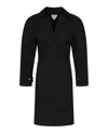 Bottega Veneta Trench Midi Dress In Black