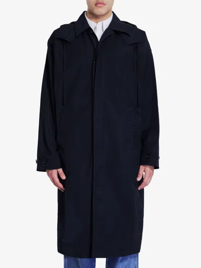 Bottega Veneta Trench Oversize In Blue