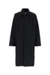 Bottega Veneta Nylon Blend Trench Coat With Buttoned Cuffs