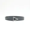 Bottega Veneta Triangle Belt In Gray