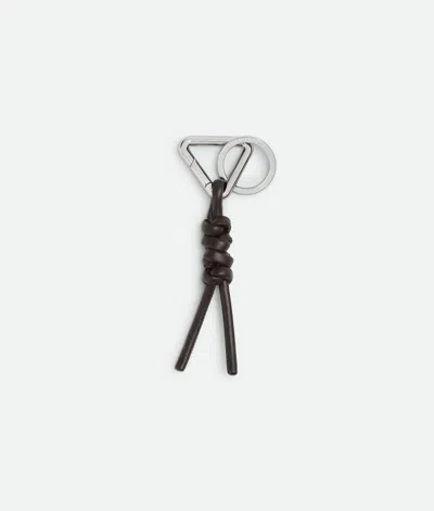 Bottega Veneta Triangle Key Ring In Pink