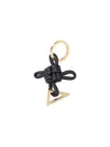 Bottega Veneta 'triangle' Keychain In Black  