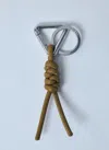 Bottega Veneta Triangle Knot Keyring In Yellow