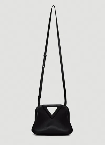 Bottega Veneta Triangle Small Shoulder Bag In Black