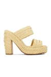 Bottega Veneta Women's Canalazzo Raffia Mules In Cane Sugar