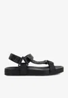 Bottega Veneta Trip Leather Slides In Animal Print