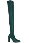 Bottega Veneta Tripod Thigh High Boot In Emerald Green