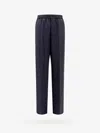 Bottega Veneta Wool Trousers In Blue