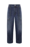 Bottega Veneta Pressed-crease Cropped Jeans