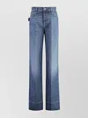 Bottega Veneta Trousers Wide-leg Denim Back Pockets In Blue