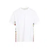 Bottega Veneta Checkered Tshirt Made Of Soft Cotton Jersey In White
