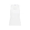Bottega Veneta Women Ribbed Tank Top In White