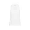 Bottega Veneta Women Ribbed Tank Top In White