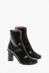 Bottega Veneta Tube Heel Atomic Leather Booties 10cm