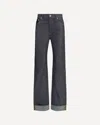 Bottega Veneta Turned Up Jeans With Straight Leg