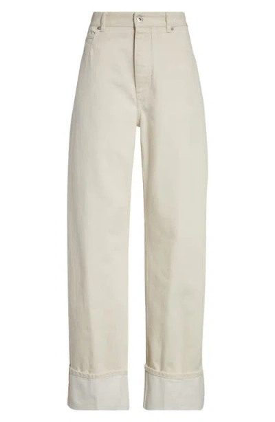 BOTTEGA VENETA BOTTEGA VENETA TURNED UP STRAIGHT LEG JEANS
