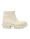 Bottega Veneta Women Fireman Intreccio Ankle Boots In Turquoise