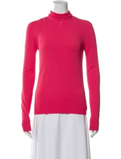 Pre-owned Bottega Veneta Turtleneck Sweater In Pink