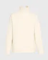 Bottega Veneta Off White Highneck Sweater In White