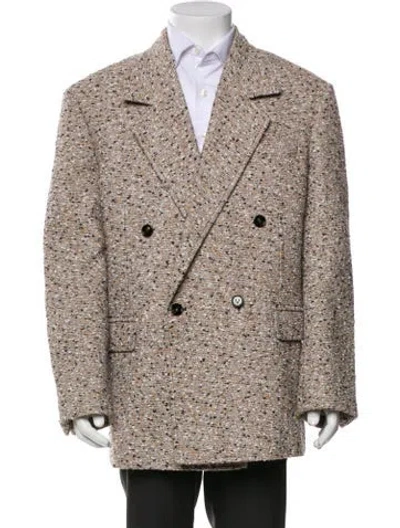Pre-owned Bottega Veneta Tweed Pattern Sport Coat In Neutral