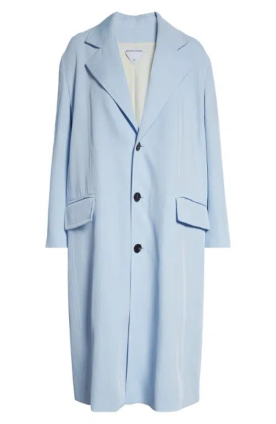 Bottega Veneta Twill Coat In 4350 Sky Blue