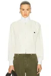 Bottega Veneta Twill Zipped Jacket In White