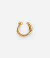 Bottega Veneta Twist Ring In Yellow Gold